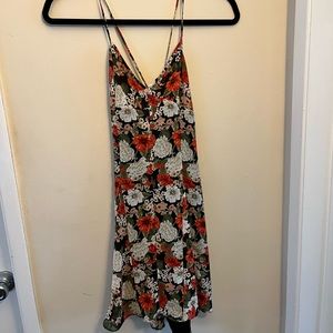 Strappy floral mini dress from Urban Outfitters